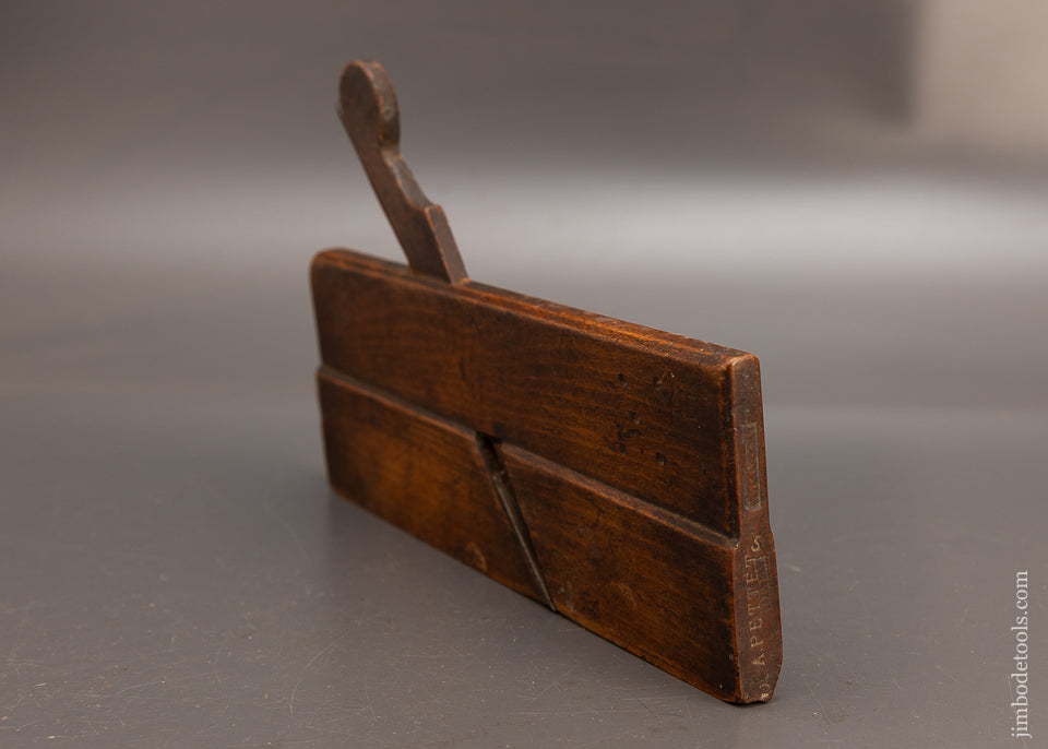 Unrecorded Maker(s) “DREW” “I. FINCH” No. 3 Hollow Moulding Plane -  114419