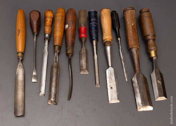 11 Good Chisels Various Makers - 114443