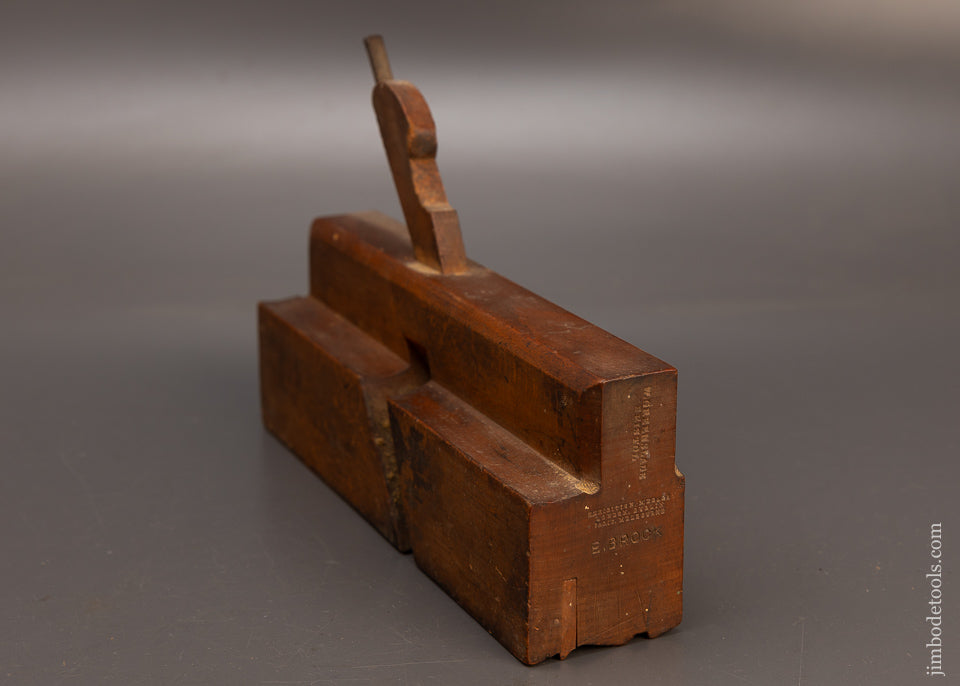 Good+ 2 1/8 Inch Wide Ogee Moulding Plane by W. GREENSLADE BRISTOL circa 1828-1937- 114458