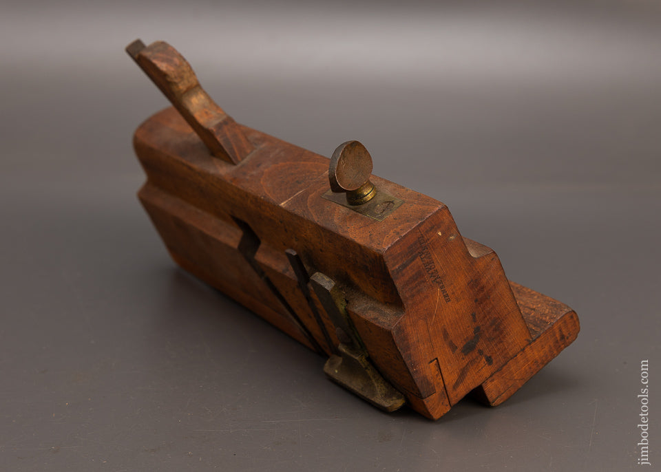 Good User Wooden Moving Filletser Plane by BENSEN & CRANNEL Albany circa 1843-62 - 114506