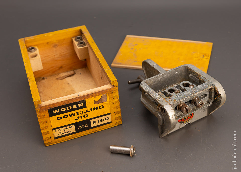 WODEN No. X190 Doweling Jig 100% Complete in Original Box - 114524