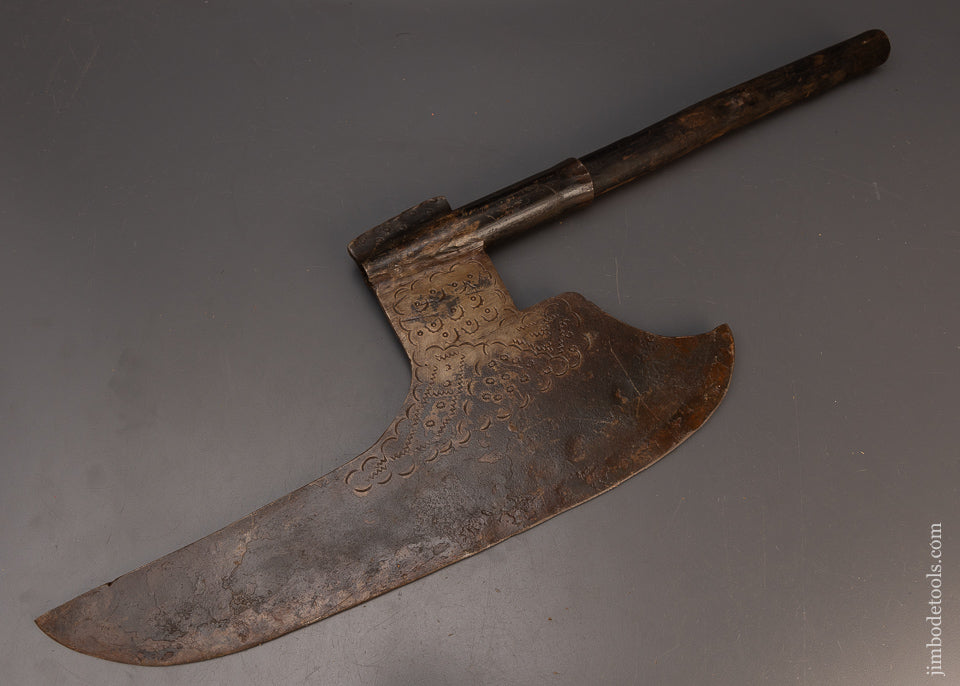 Profusely Decorated European Goose Wing Axe - 114552