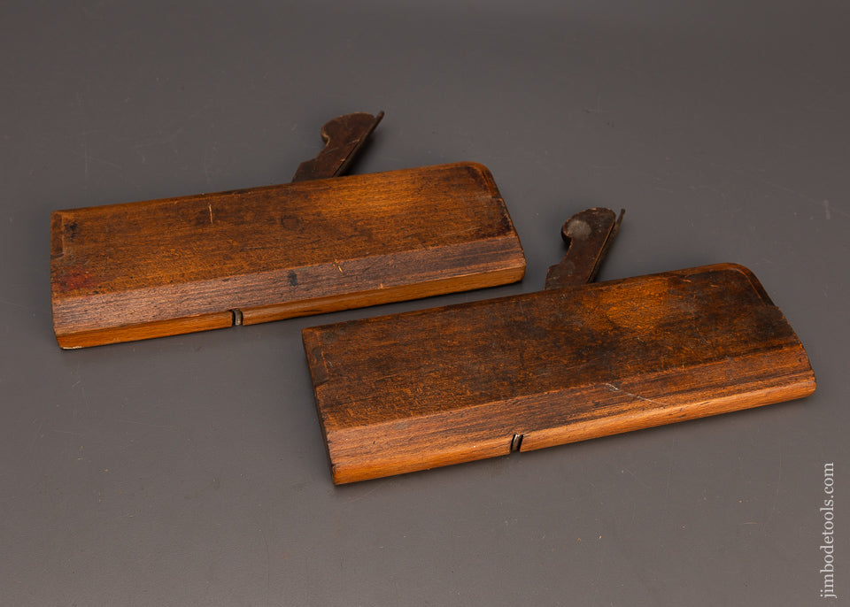 Good Working Matched Pair of Hollow & Round Moulding Planes by BUCK - 114599