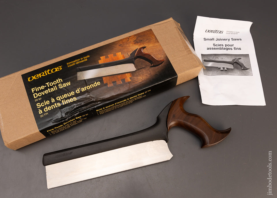 VERITAS Fine-Tooth Dovetail Saw Mint in Box - 114622