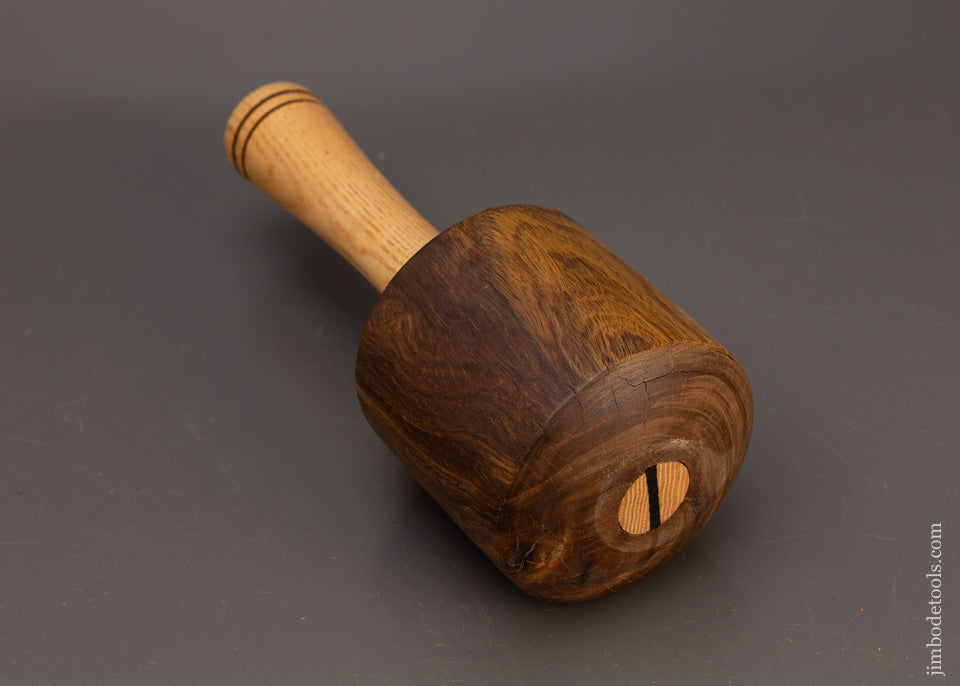 FANCY LIGNUM VITAE ENGLISH CARVING MALLET 2 POUND - 114703