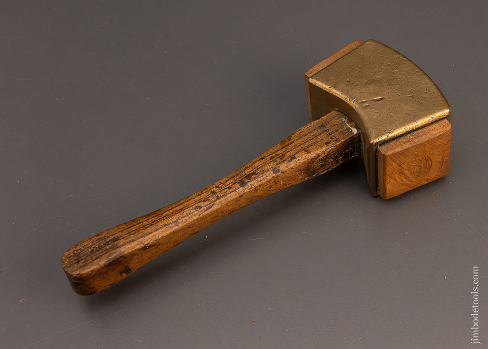 Brass & Wood Head STUDLEY CHEST STYLE Mallet 2 Pounds 8 Ounces - 114705