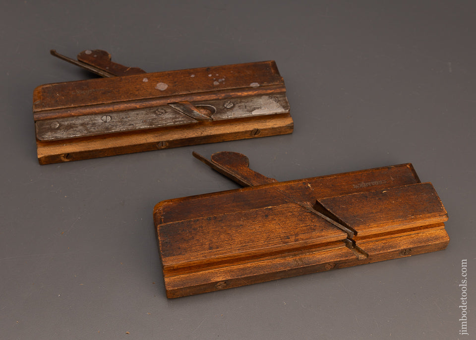 5/8 Inch Size Matched Pair of Tongue & Groove Moulding Planes by MOSELEY LATE MUTTER - 114848