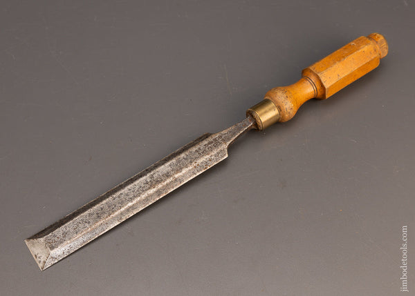 1 1/4 Inch Boxwood Handled Paring Chisel by C. F. JOHNSON SHEFFIELD - 114968