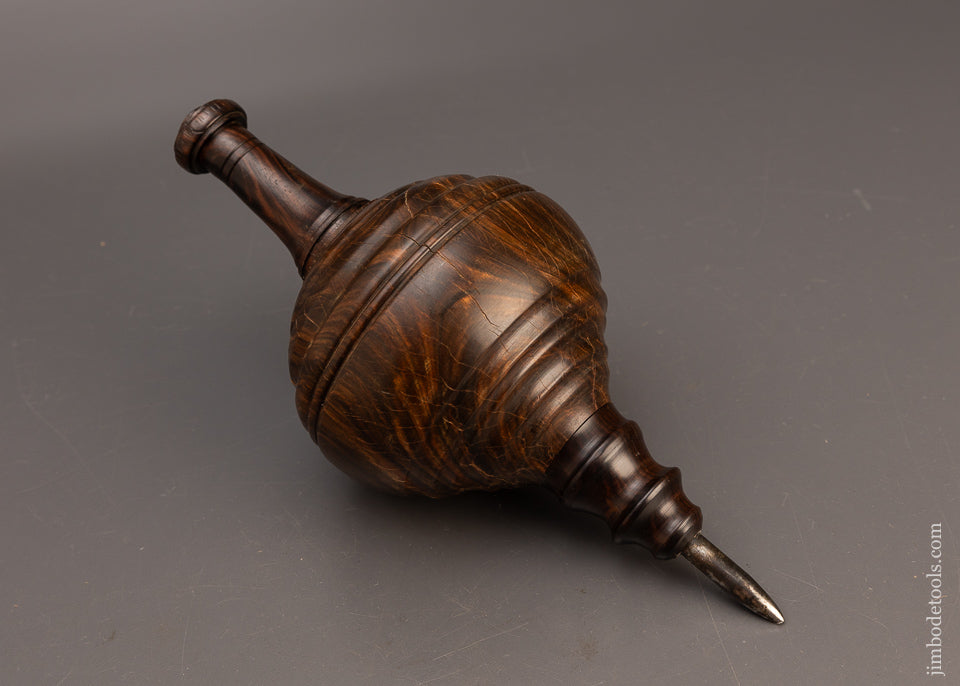 Massive 11 Inch Lignum Vitae Plumb Bob - 114981