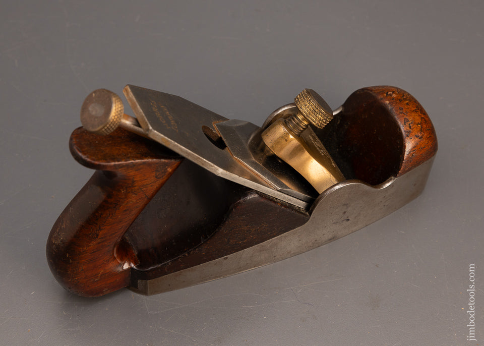 Fine Pre-War NORRIS No. A2 Dovetailed Steel Rosewood Infill Smooth Plane - 114990