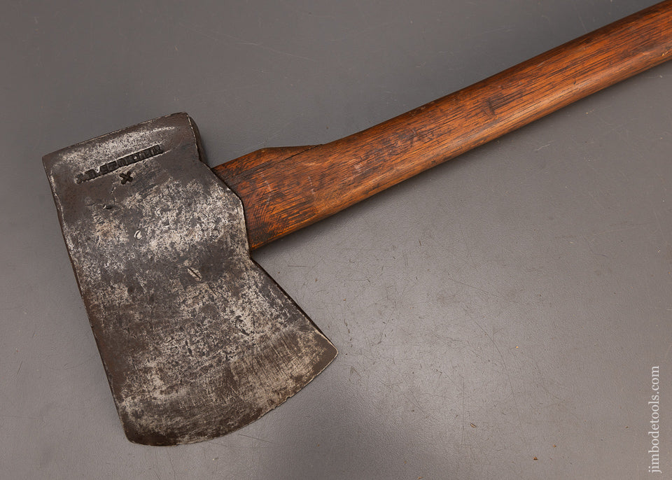 Excellent J.B. STOHLER Felling Axe JOHN BEMESDORFER STOHLER 1866-1919 - 115000