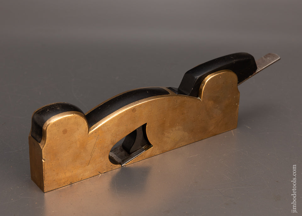 Beautiful Fine PRESTON Gunmetal & Ebony Low Angle Shoulder Plane - 115025