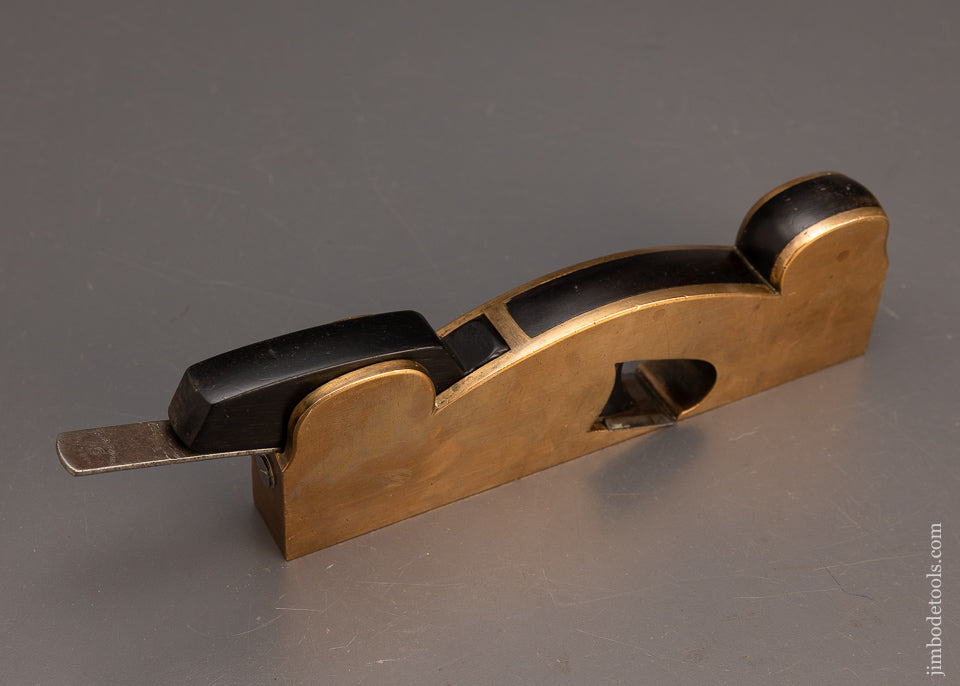 Beautiful Fine PRESTON Gunmetal & Ebony Low Angle Shoulder Plane - 115025