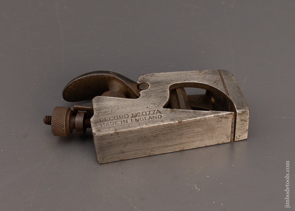 Fine RECORD No. 077A Bullnose Rabbet Plane with Adjustable Mouth - 115039