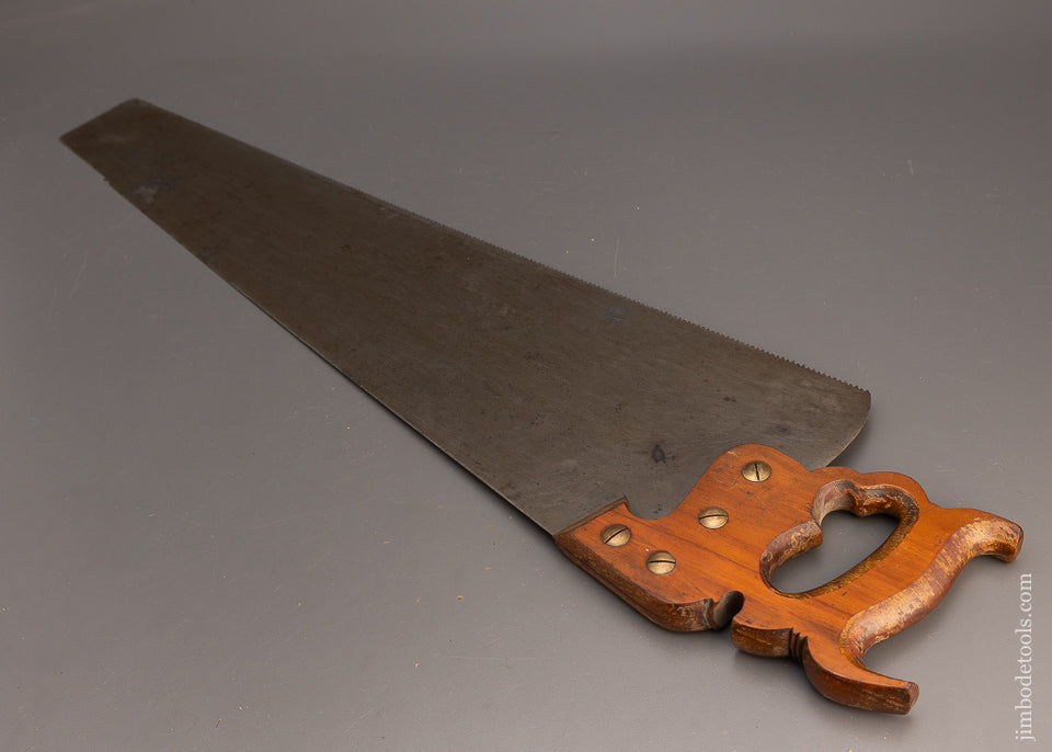 Crisp New Old Stock DISSTON No. 12 London Spring Hand Saw - 115150