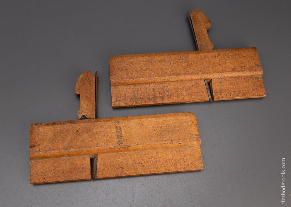 Rare 3 STAR “JONES PHILA” Matched Pair of Side Rabbet Planes - 115182