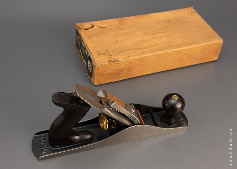 STANLEY No. 5 1/4 Junior Jack Plane Near Mint in Original Box - 115251