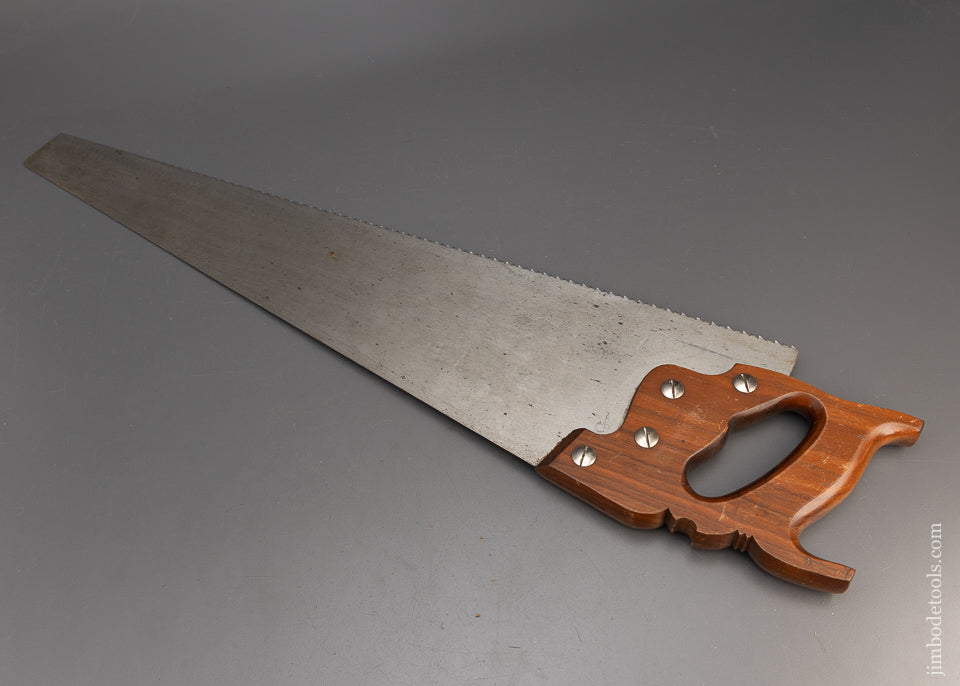 Near Mint Rosewood Handled ATKINS No. 65 Rip Hand Saw - 115279