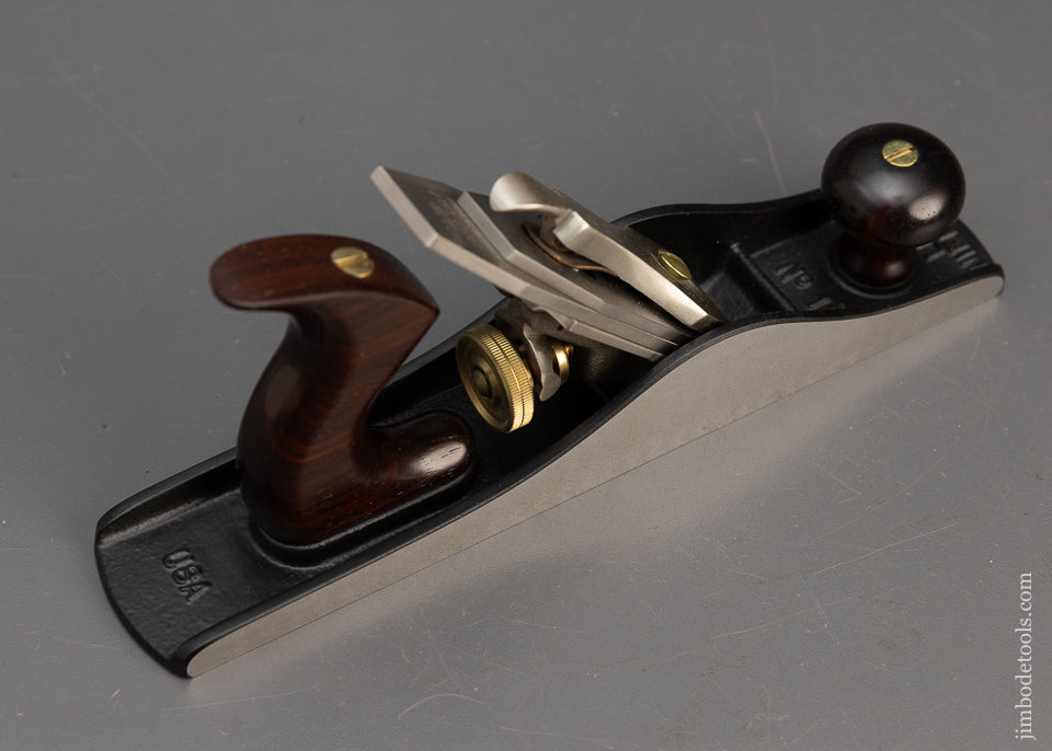 1 of 4 Made! LIE NIELSEN No. 1 1/2 Bench Plane in White Bronze & Cocobolo Mint in Box - 115293