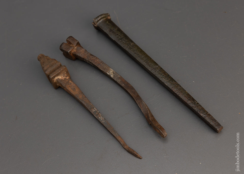 Ancient Collection of Fancy Hand Forged Nails - 115331