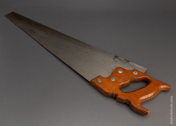 ATKINS New Old Stock No. 65 Hand Saw Unused - 115403