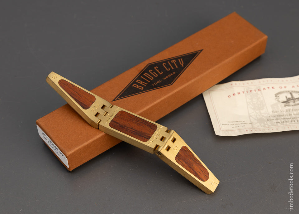 BRIDGE CITY TOOL WORKS No. SS-DT Dovetail Saddle Square Mint in Box - 115475