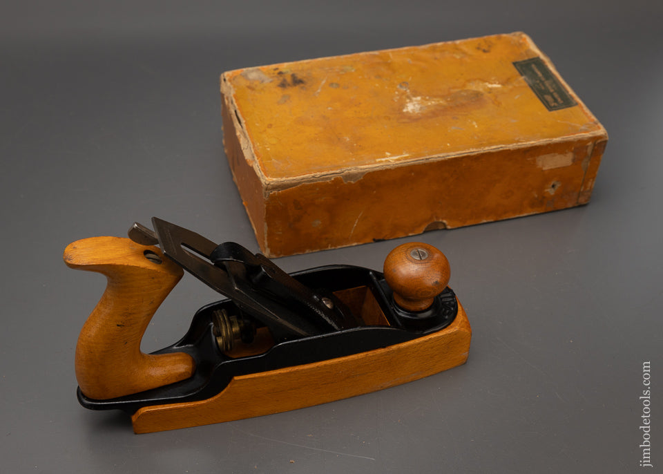 STANLEY No. 35 Transitional Smooth Plane Near Mint in Box - 115719