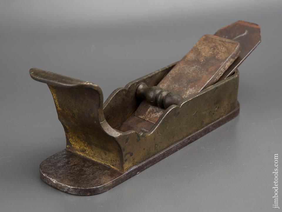 Fantastic! 16th Century Brass and Iron Miter Plane - 80226U