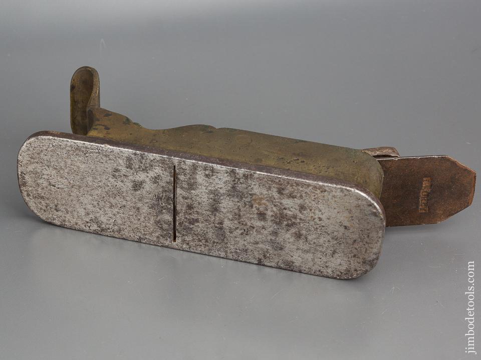 Fantastic! 16th Century Brass and Iron Miter Plane - 80226U