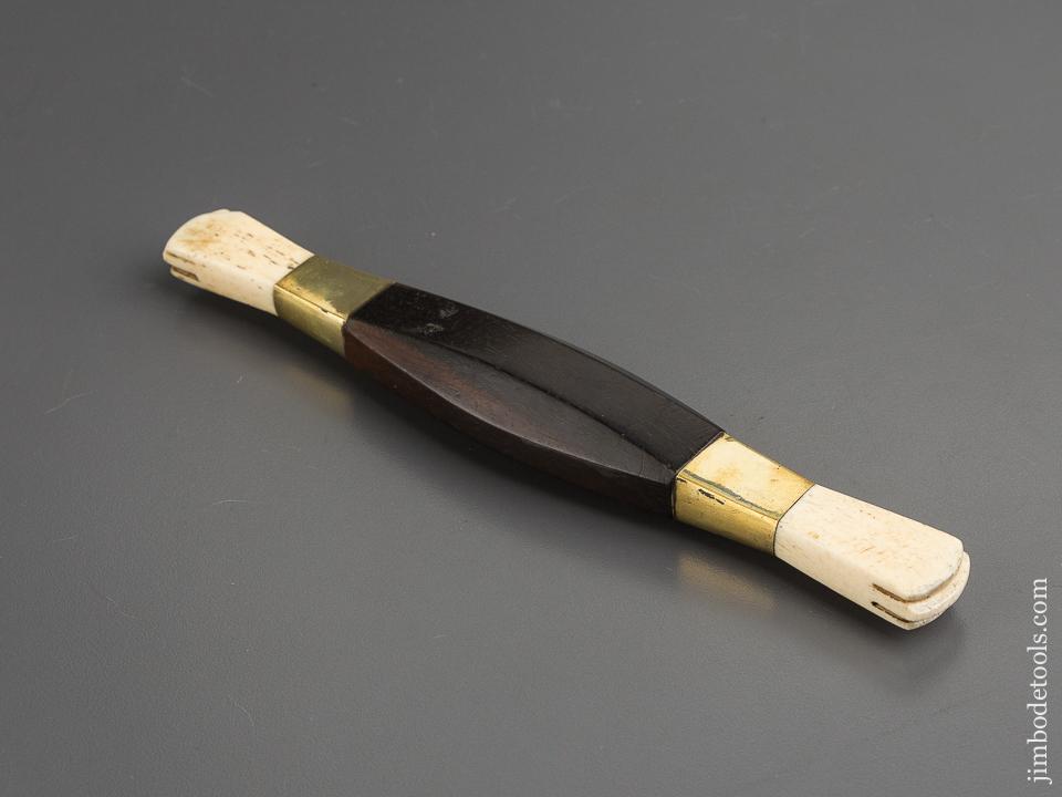 Beautiful Ebony and Brass Burnisher - 80518U