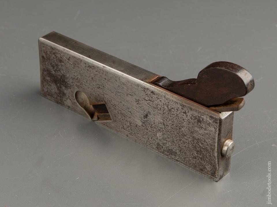 N. ERLANDSEN Skewed Metallic N.Y.C. Rabbet Plane * EXCELSIOR 91249