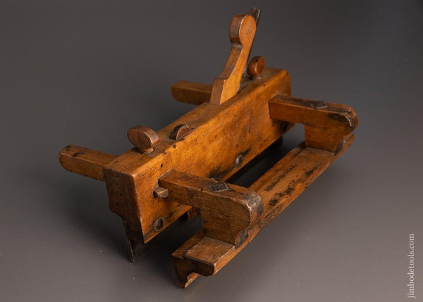 18th Century Yellow Birch Plow Plane by I. LINDENBERGER - 98356