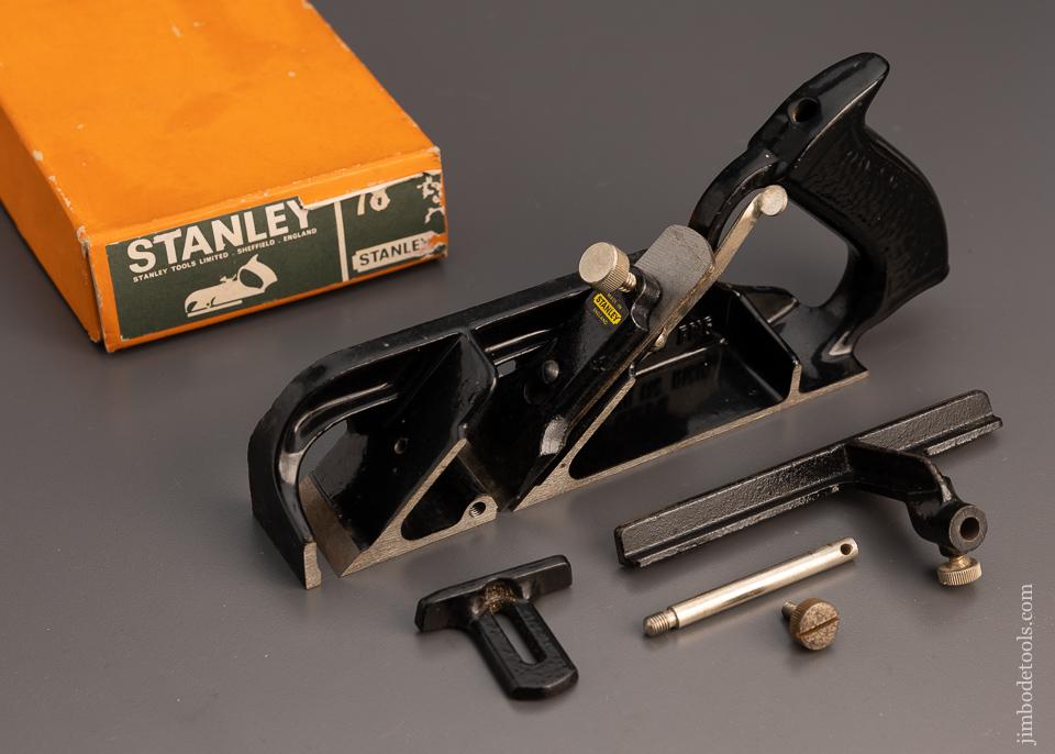 STANLEY No. 78 Rabbet Plane Mint in Box - 98501