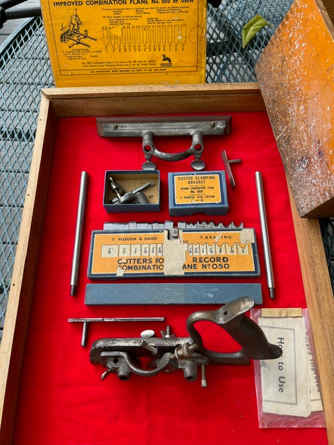 RECORD No. 050 Combination Plane 100% COMPLETE in Original  Box -- 112326