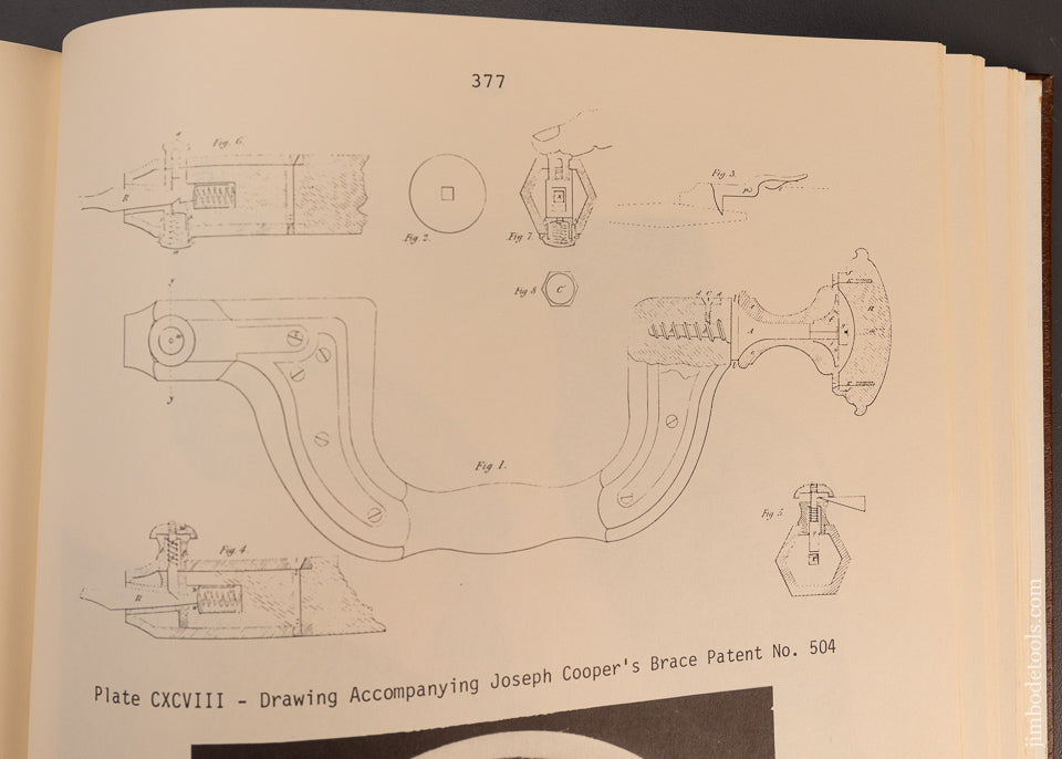 Very Rare JOSEPH COOPER’S PATENT Parabolic Head, Direct Action Spring Pad Bit Brace - 114556 - AS OF DEC 24