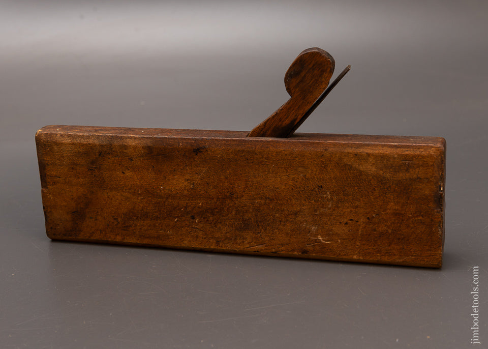 Fine JO WILBUR 18th Century 10 Inch Yellow Birch Astragal Moulding Plane - EXCELSIOR 111216