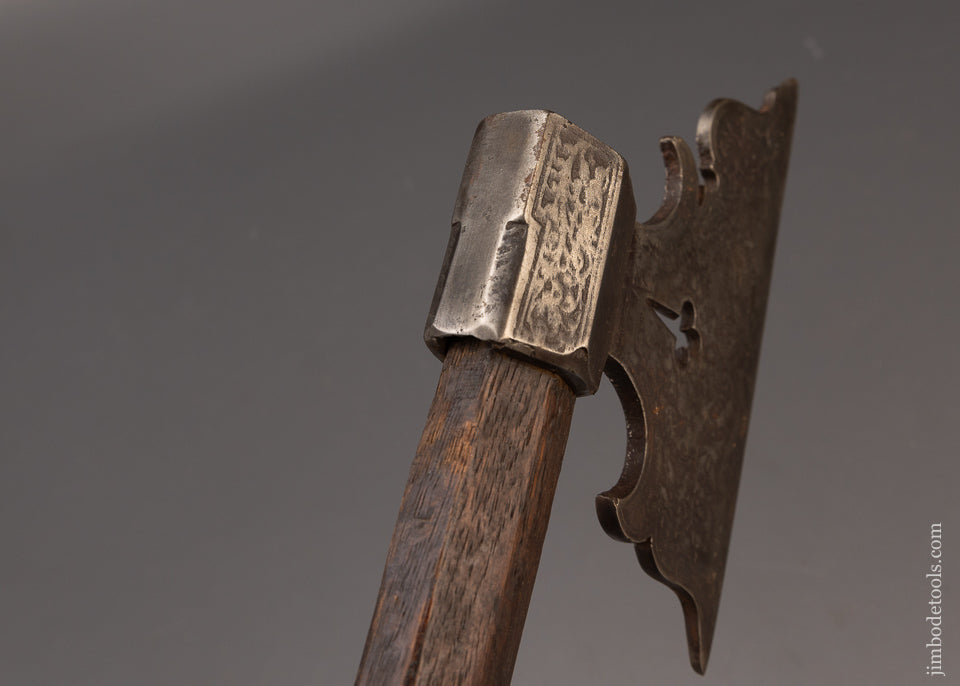 Beautiful Engraved Battle Axe - EXCELSIOR 111678