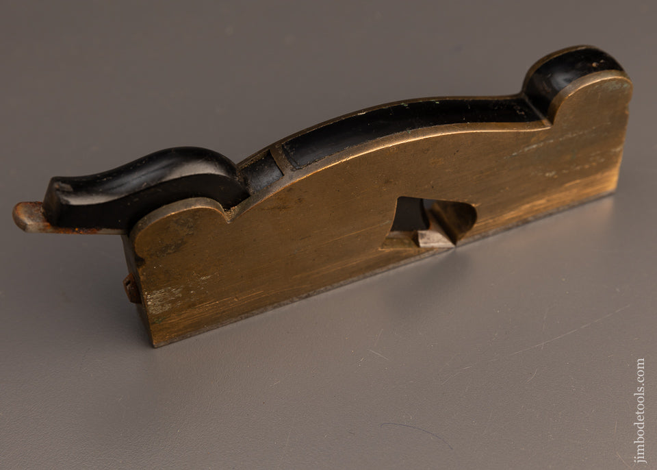 Stunning Gunmetal & Ebony Infill Shoulder Plane - EXCELSIOR 112921