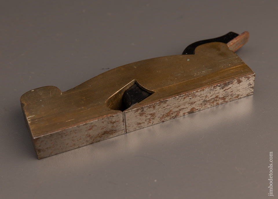 Stunning Gunmetal & Ebony Infill Shoulder Plane - EXCELSIOR 112921