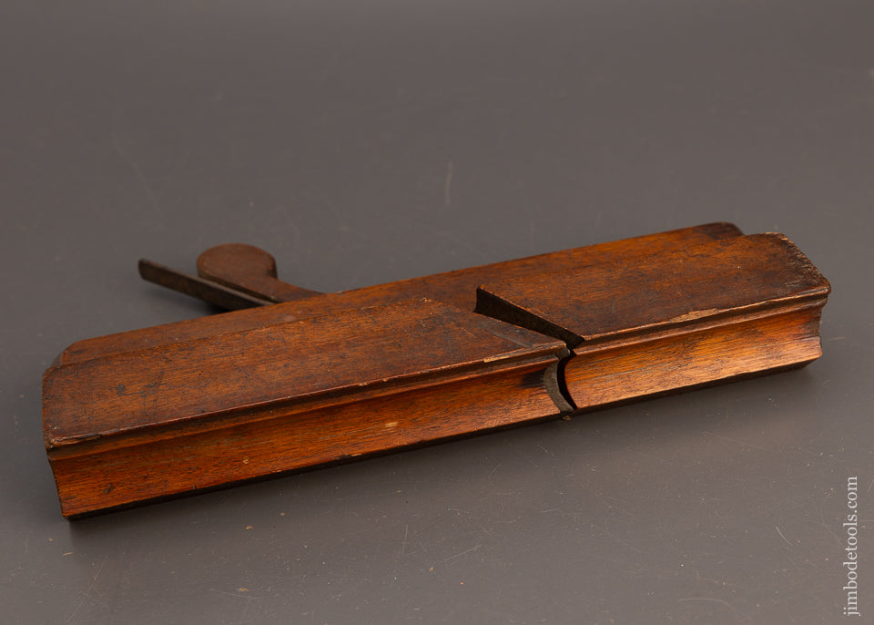 4 STAR **** 18th Century 10 Inch Yellow Birch Moulding Plane by E. NEWELL LANESBORO - EXCELSIOR 113848