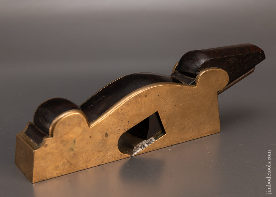 Spectacular Skewed Gunmetal & Ebony Infill Low Angle Shoulder Plane - EXCELSIOR 114795