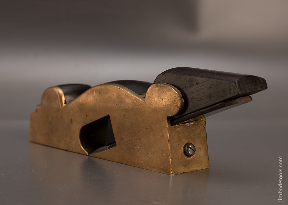 Spectacular Skewed Gunmetal & Ebony Infill Low Angle Shoulder Plane - EXCELSIOR 114795