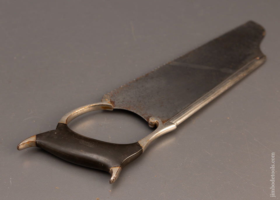 Gorgeous 8 Inch Amputation Saw by TIEMANN & CO. with Gutta-Percha Handle - EXCELSIOR 115120