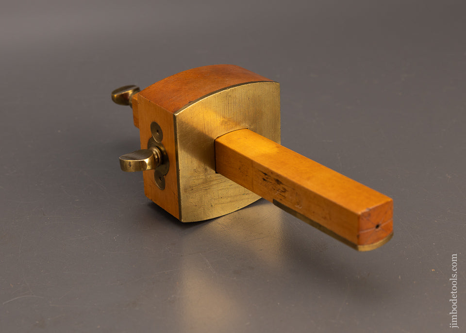 Stunning DISSTON & MORSS PHILADA Boxwood & Brass Mortise Gauge - EXCELSIOR 115137