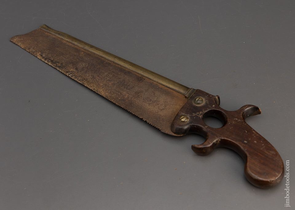 Gorgeous Pre-Sterilization Rosewood Handled Brass Back Surgical Saw - EXCELSIOR 115375