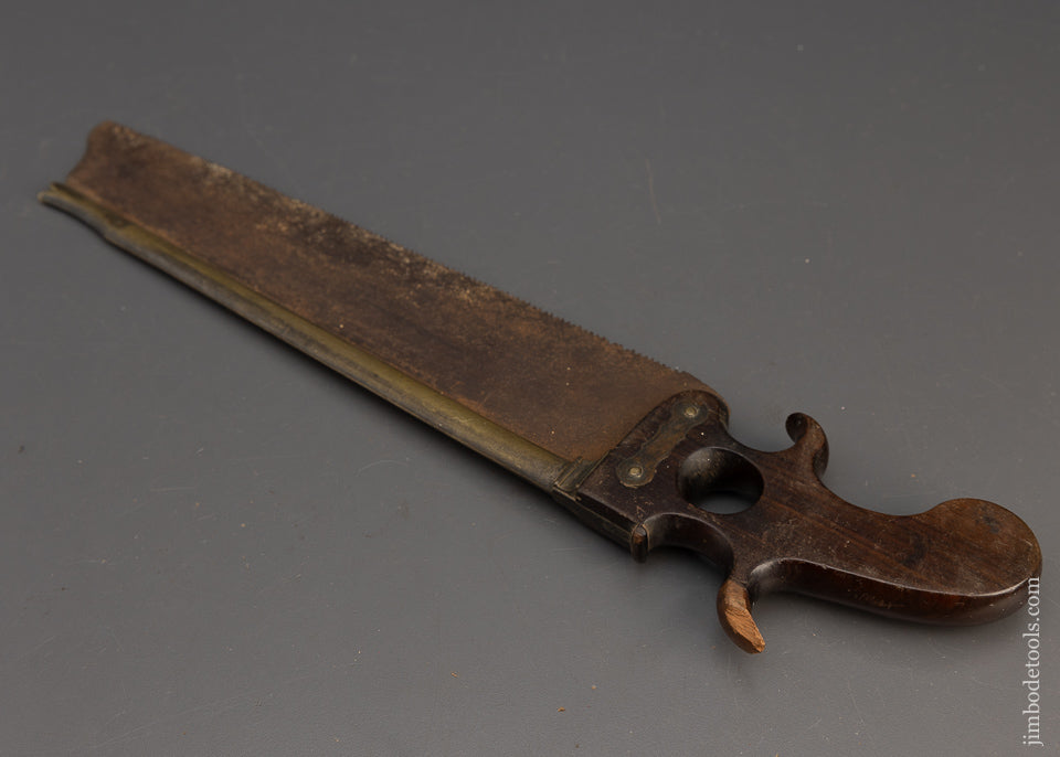 Gorgeous Pre-Sterilization Rosewood Handled Brass Back Surgical Saw - EXCELSIOR 115375