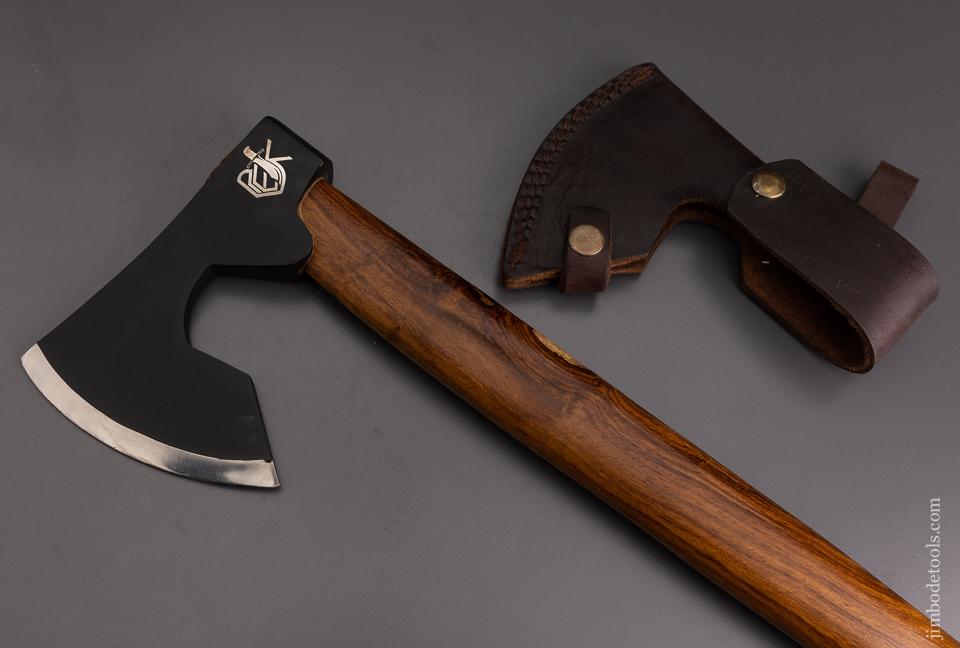 Awesome Side Axe with Rosewood Handle and Sheath - 101013