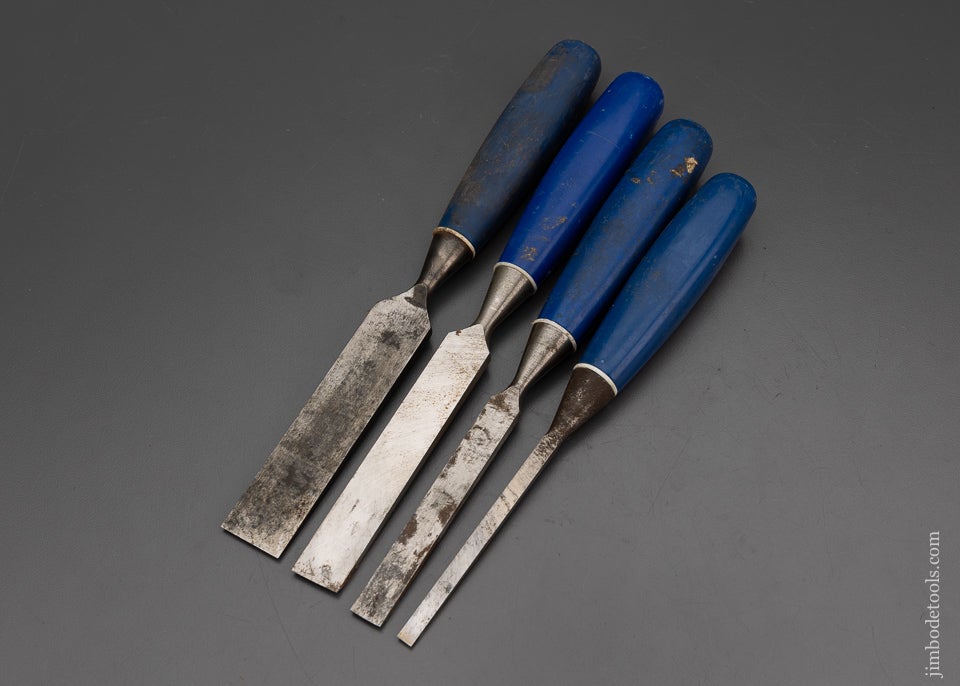 Graduated Set of 4 MARPLES Blue Chip Chisels - 101610