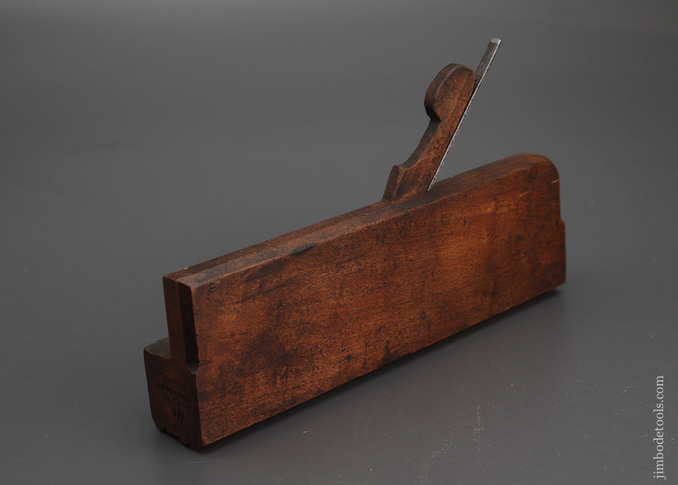 18th Century 10 Inch Ogee Moulding Plane by TURNER & GREEN (YORK 1771) Fine - 102000