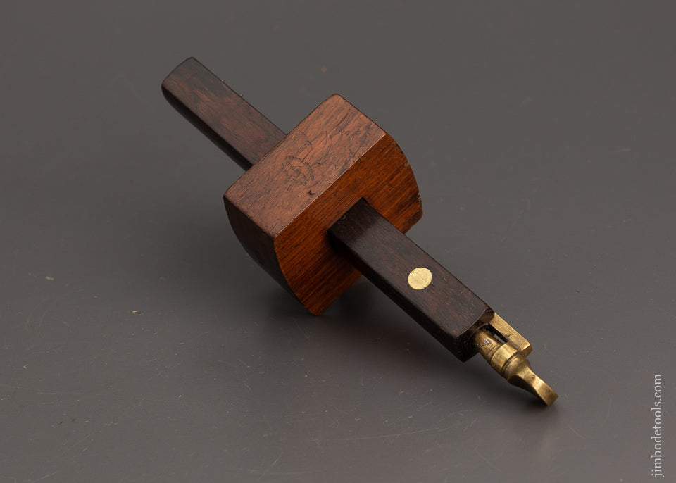 Rosewood Mortise Gauge GEO. WHEATCROFT NEWARK, N.J. - 102030